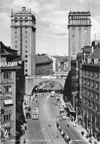 BT2604 Stockholm Kungsgaten med kungstoren tramway car voiture Sweden
