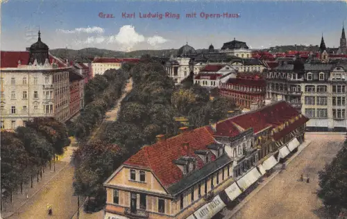 bg24364 karl ludwig ring mit opern haus graz austria PCA