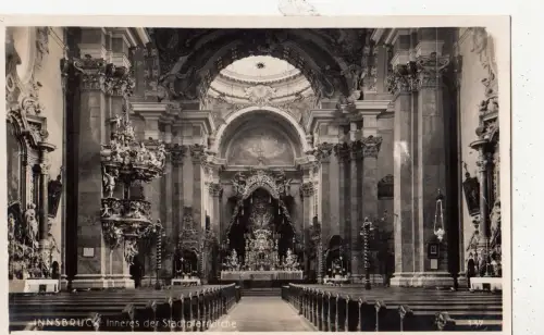 BF17235 Innsbruck Inneres der Stadtpfarrkirche Österreich Vorder-/Rückbild