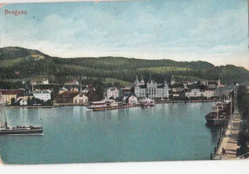 B80091 Bregenz Schiff Bateuax Österreich Vorder-/Rückbild