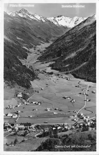 uk42732 davos dorf mit dischmatal switzerland