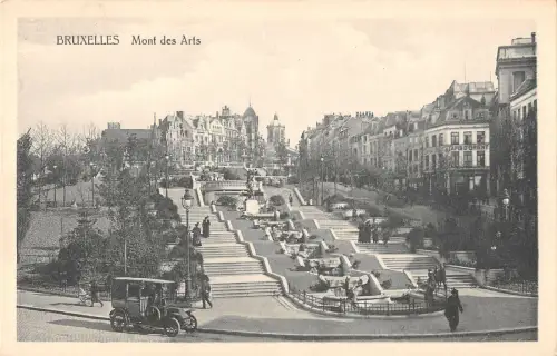 B107013 Belgien Bruxelles Mont des Arts Auto Oldtimer