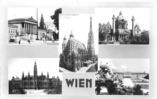 BG17119 wien multi views austria CPSM 14x9cm