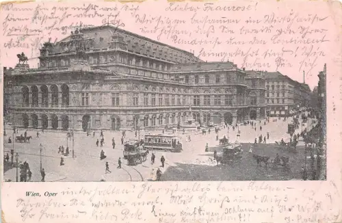 BF35585 wien oper austria Straßenbahnwagen Front/Back Scan