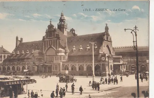 BF15957 essen la gare car dusseldorf germany front/back image