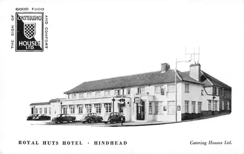 BR101450 Royal Huts Hotel Hinterkopf Auto Voiture UK