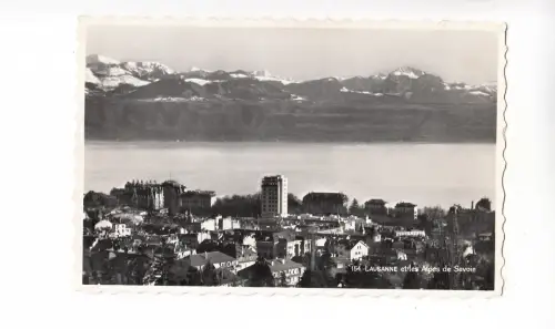 BF16819 lausanne et les alpes de savoie switzerland front/back image