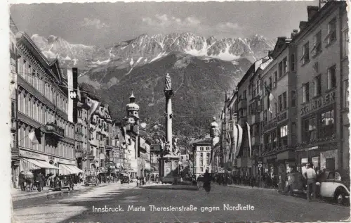BF33142 maria theresienstraße gegen nordket innsbruck österreich vorder-/rückbild