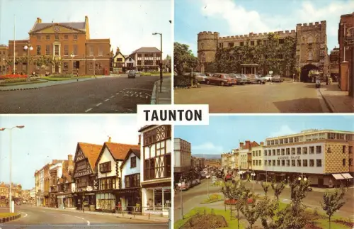BR66434 Taunton Car Voiture UK 14x9cm