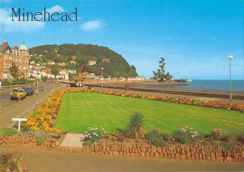 BR76119 Minehead Car Voiture The Promenade UK