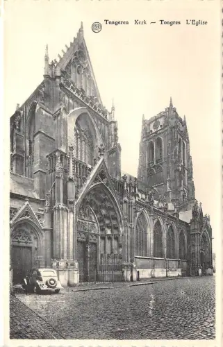 BG25576 tongeren kerk tongeres l eglis volkswagen käfer auto voiture belgien