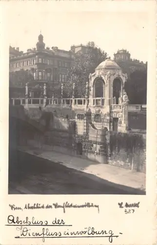 BR16745 Wien Abschluss dr Wienflusseinwolbung österreich