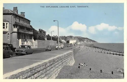 BR95739 the esplanade looking east sandgate car voiture uk