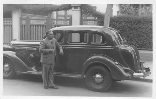 uk52570 old car social history oldtimer real photo uk