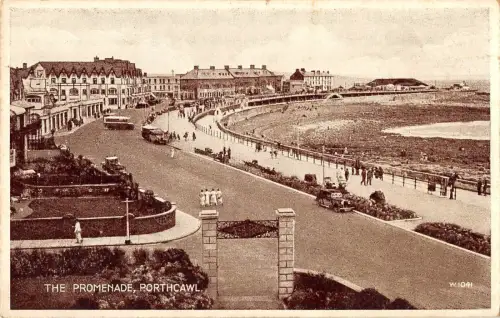 BR67493 Die Promenade Porthalle Auto Möbel Wale 14x9cm