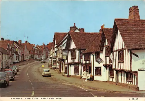 Lot240 lavenham high street and swan hotel car Suffolk uk