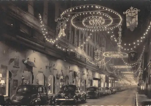 BG6988 rue neuve Auto Volkswagen Käfer Bruxelles Belgien CPSM 15x10,5cm