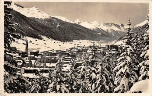 US5922 davos mit blick gegen tinzenhorn switzerland