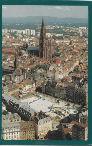 BF21607 le tramway de strasbourg place kleber france front/back image