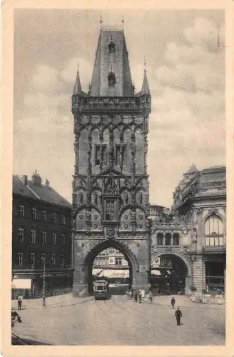 B43650 Praha Power Gate Straßenbahn tschechisch