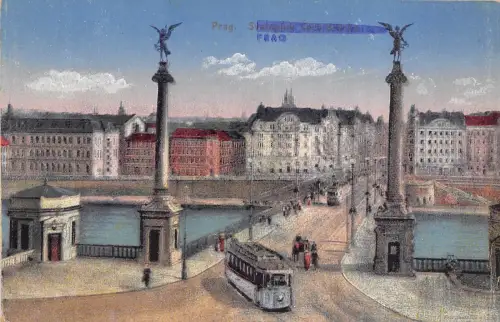 BG25477 Praha Straßenbahn Tschechisch