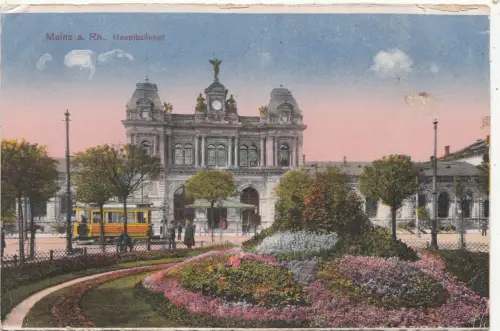 BF31993 Hauptbahnhof Straßenbahn Mainz A Rh Deutschland Vorder-/Rückbild