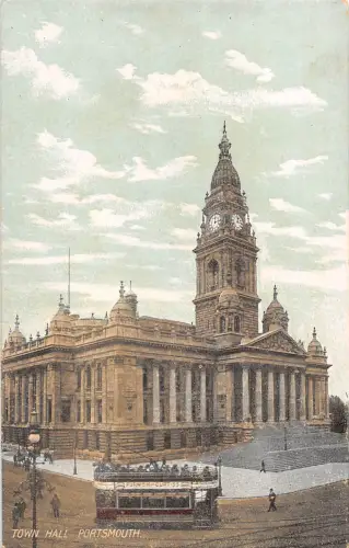 BR78916 Town Hall Portsmouth Tramway Tram UK