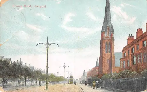 BR96580 Princes Road Liverpool Tramway Tram UK