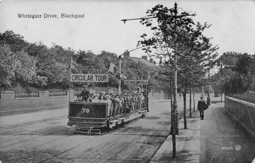 BR101575 Valentine 16285 Straßenbahn Echtfoto Whitegate Drive Blackpool UK