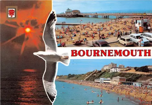 B87756 greetings from bournemouth car voiture uk