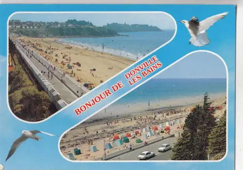 BF20873 Auto Donville Les Bains Manche Frankreich Front/Back Bild