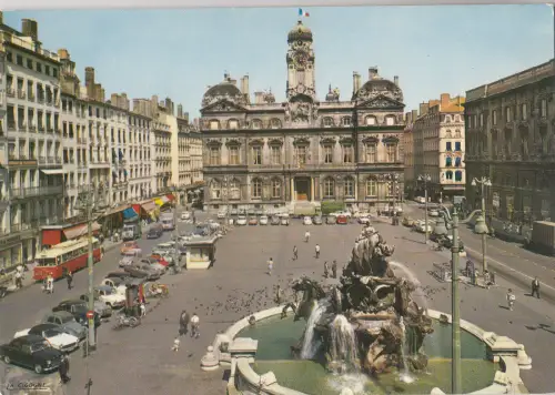 BF21261 Lyon Rhone Place des Terreaux Auto Frankreich Vorder-/Rückbild
