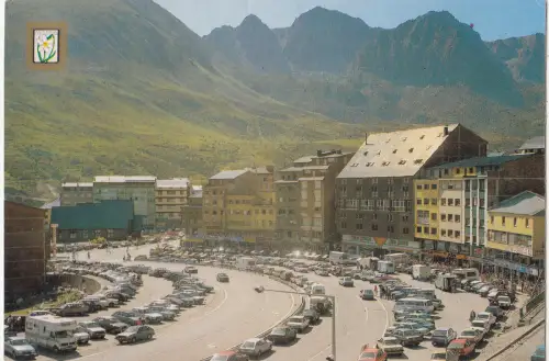 BF25364 valls d andorra pas de la casa car france front/back image