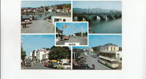 BF30738 irun car bus spain front/back image