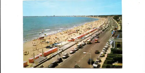 BF15756 pornichet l atl le remblai et la plage car france front/back image