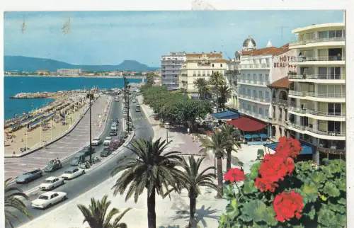 BF28475 saint raphael var le boulevard felix car france front/back image