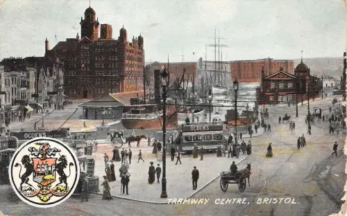 BF34073 Tramway Center Bristol UK Front/Back Scan