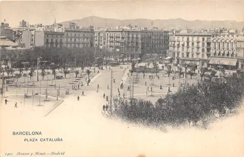 Br33364 barcelona plaza cataluna spanien
