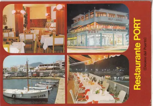 BF29177 restaurante Hafenschiff Decano del Puerto Mallorca Spanien Vorder-/Rückbild