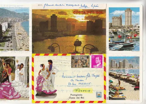 BF32938 costa del sol spain front/back image