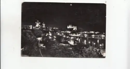 BF32796 mallorca palma de noche desde el poseo maritim spanien front/back image