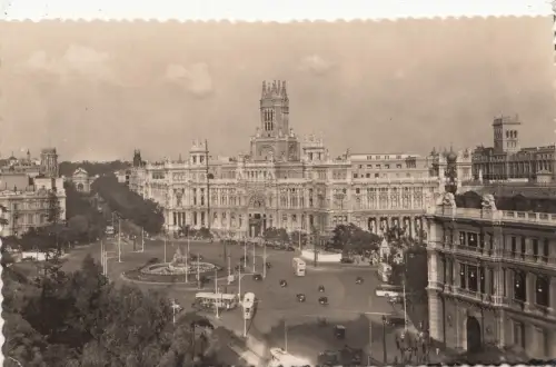 BF32965 madrid palacio de comunicaciones spain front/back image