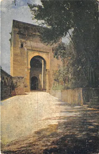 B93462 granada alhambra puerta de la justicia spain