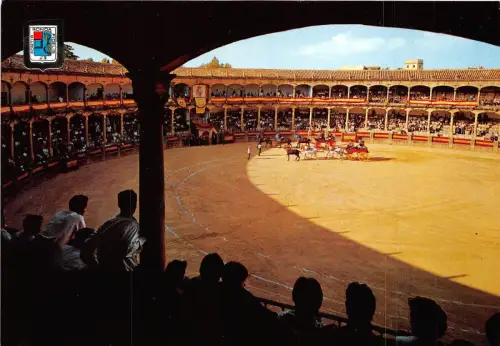BF40399 plaza de toros de piedra ronda spain corrida toros bull taureau
