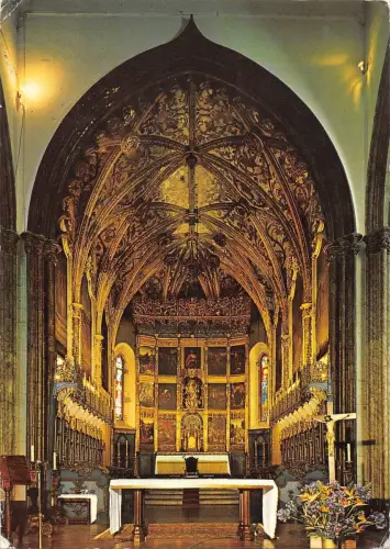 B96422 Madeira Altar Mor da Se Catedral Do Funchal Postkarte Portugal