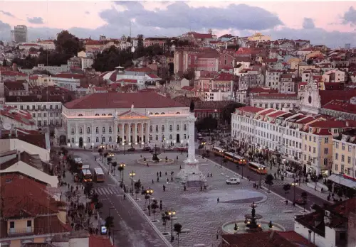 B74393 o rossio Lisboa portugal