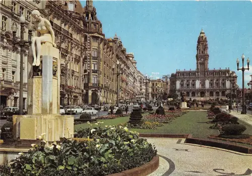 B53355 Porto Detail der Allies Avenue Portugal