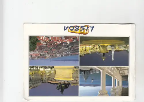 BF29454 torre de belem portugal lisboa front/back image