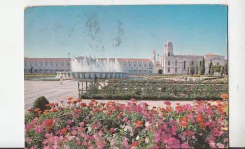BF25134 lisboa mosteiro dos jeronimos portugal front/back image