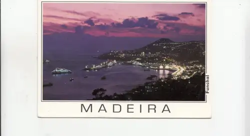 BF24234 funchal madeira a cidade e o porto portugal front/back image